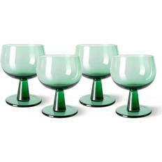 Keramik Glas HKliving Emeralds Vinglas 25cl 4st