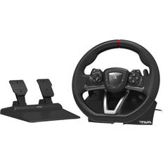PlayStation 4 - USB typ A Rattar & Racingkontroller Hori Apex Racing Wheel and Pedal Set (PS5) - Black