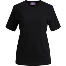 Dam - Ekologiskt material - Midiklänningar T-shirts & Linnen Jack & Jones Anna Ecological Cotton Mixture T-shirt - Black