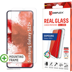 Displex 2D Real Glass Screen Protector + Case for Galaxy S22+