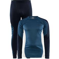Craft Sportswear Blåa Underställsset Craft Sportswear Core Dry Baselayer Set Men - Navy Blue