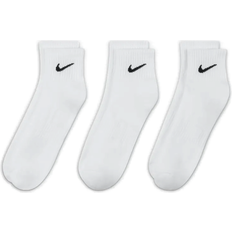 Nike Bomull - Dam - Långa kjolar Kläder Nike Everyday Cushioned Training Ankle Socks 3-pack - White/Black