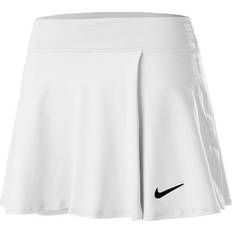 Nike Kjolar Nike Court Dri-FIT Victory Flouncy Tennis Skirt Women - White/Black