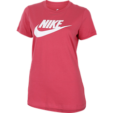 Nike 18 - Bomull - Dam - Rosa T-shirts Nike Sportswear Essential T-shirt - Archaeo Pink/White
