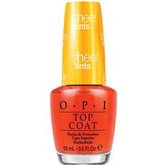 OPI Orange Topplack OPI Sheer Tints Top Coat I'm Never Amberrassed 15ml