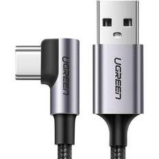 Koppar - USB-kabel Kablar Ugreen 3A 2.0 USB A - USB C 90 Degree Angled M-M 2m