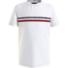 Tommy Hilfiger Logo Tape Organic Cotton T-shirt - White (KB0KB07357)