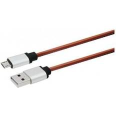 Bruna - USB-kabel Kablar Essentials USB A-USB Micro-B M-M 1m
