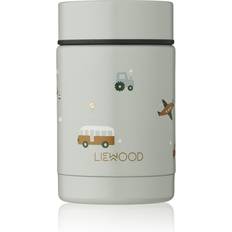 Liewood Nappflaskor & Servering Liewood Nadja Food Jar Vehicles Dove Blue Mix 250ml