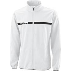Tennis - Vita Ytterkläder Wilson Team II Woven Jacket Men - White