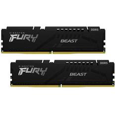 64 GB - DDR5 RAM minnen Kingston Fury Beast Black DDR5 5600MHz 2x32GB (KF556C40BBK2-64)