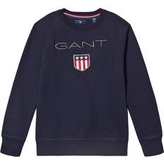 Gant Sweatshirts Barnkläder Gant Teen Boy's Shield Crew Neck Sweatshirt - Evening Blue (906709-7997)