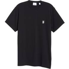 Burberry T-shirts & Linnen Burberry Parker Embroidered Logo T-shirt - Black