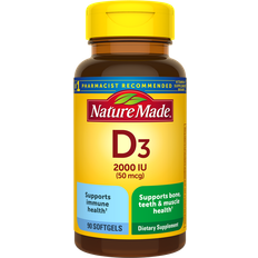 Nature Made Vitamin D3 2000iu 90 st