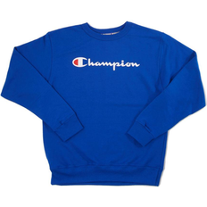 Champion Powerblend Fleece Crew Script Logo Sweatshirt - Surf The Web