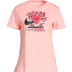 Nike 18 - Bomull - Dam - Rosa T-shirts Nike Sportswear Short-Sleeve T-shirt Women's - Bleached Coral