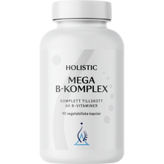 Holistic B-vitaminer Vitaminer & Mineraler Holistic Mega B-komplex 90 st