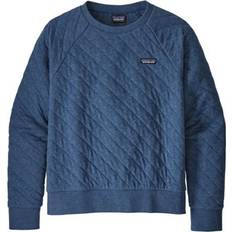 Patagonia Women's Organic Cotton Quilt Crew Sweatshirt - Blue