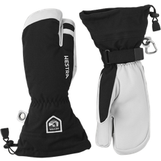 Herr - Skidor - Träningsplagg Accessoarer Hestra Army Leather Heli Ski 3-Finger Gloves - Black