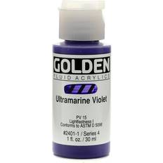 Golden Lila Akrylfärger Golden Golden Fluid Acrylics 30 ml 2401 Ultramarine Violet