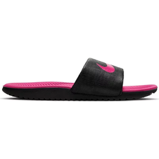 Nike 37 Tofflor Nike Kid's Kawa Slides - Black/Vivid Pink