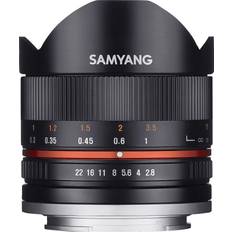 Samyang Fujifilm X - ƒ/2.8 Kameraobjektiv Samyang 8mm F2.8 UMC Fisheye II for Fujifilm X