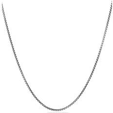 David Yurman Box Chain Necklace - Silver