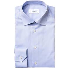 Eton XL Överdelar Eton Super Slim Fit Cotton Dress Shirt - Blue