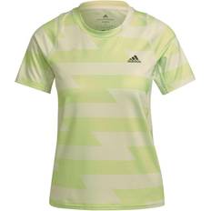 Adidas Dam - Elastan/Lycra/Spandex T-shirts adidas Fast Allover Print T-shirt Women - Almost Lime/Pulse Lime