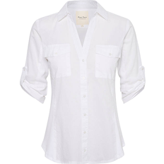 Part Two Dam Överdelar Part Two Cortnia Long Sleeved Shirt - Bright White