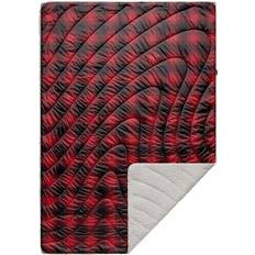 Filtar Rumpl Sherpa Puffy Ombre Plaid Blankets Grey, Black, Red