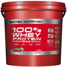 Förbättrar muskelfunktion Proteinpulver Scitec Nutrition 100% Whey Protein Professional Chocolate 5kg