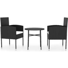 Konstrotting Matgrupper Utemöbler vidaXL 3098036 Patio Dining Set, 1 Table incl. 2 Chairs