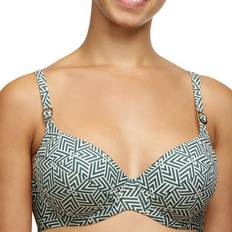 Femilet Badkläder Femilet Aztec Java Sustainable UW Bikini Bra - Green Pattern