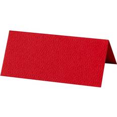 Röda Grattiskort & Inbjudningskort Placeringskort Röd 10-pack