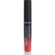 Läppstift Isadora Velvet Comfort Liquid Lipstick Hot Coral