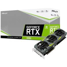 GeForce RTX 3080 Grafikkort PNY GeForce RTX 3080 Uprising Triple Fan LHR HDMI 3xDP 12GB