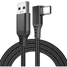 USB A-USB C - USB-kabel Kablar INF Oculus Quest 2 USB A - USB C Angled M-M 5m