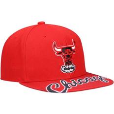 Mitchell & Ness Chicago Bulls Hardwood Classics Swingman Pop Snapback Hat Men - Red