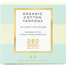 DeoDoc Tamponger DeoDoc Organic Cotton Tampons Regular 18-pack