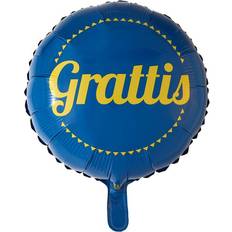 Studentballong Grattis Folie