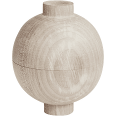 Kristina Dam Studio Wooden Sphere burk med lock, ek Prydnadsfigur 15cm