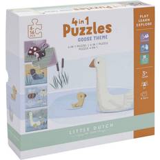 Little Dutch 4 in a Box Puzzle Little Goose 35 Pieces