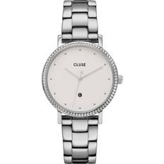 Cluse Herr Armbandsur Cluse CLUSE-Watches Le Couronnement Three Link Silver Colored Silver coloured
