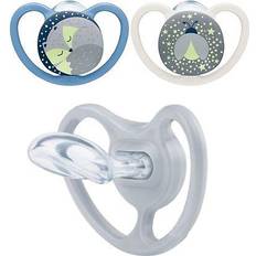 Nuk Nappar Nuk Space Night Soother 6-18m 2-pack