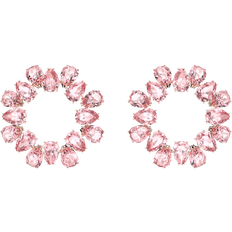 Swarovski Millenia Hoop Earrings - Rose Gold/Pink