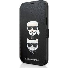 Apple iPhone 12 mini Plånboksfodral Karl Lagerfeld Saffiano & Choupette Case for iPhone 12 mini