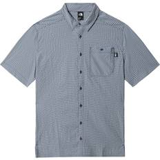 The North Face Herr Skjortor The North Face Hypress Short Sleeve Shirt - Monterey Blue Plaid