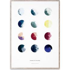 Paper Collective Moon Phases 50x70 cm Poster 50x70cm