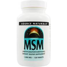 MSM - Tabletter Vitaminer & Mineraler Source Naturals MSM 1000mg 120 st